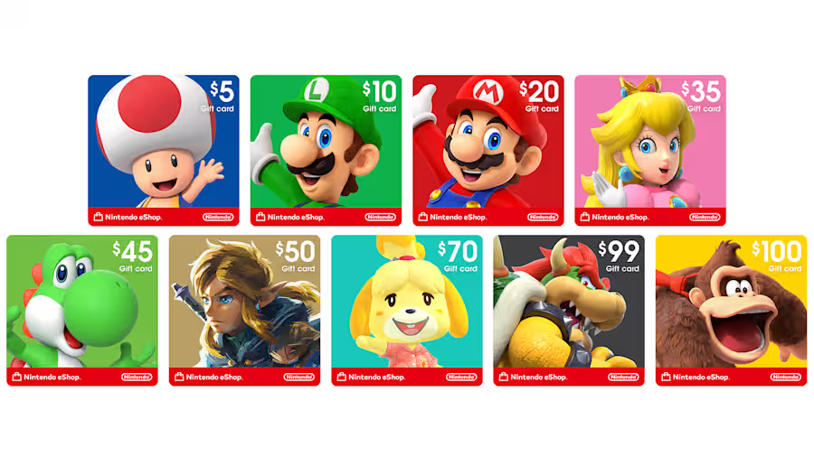 Tarjetas de regalo Nintendo eShop - Diem