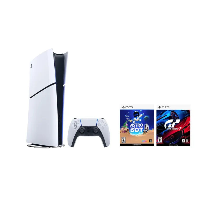 Consola PS5 Edición Digital Modelo Slim Bundle (Astro Bot - Gran Turismo 7)