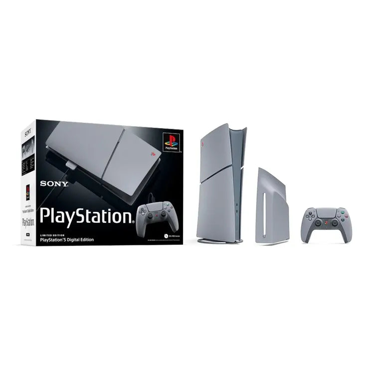 Consola PS5 Digital 1 TB Slim Gris + 1 Control inalámbrico Edición limitada 30° Aniversario