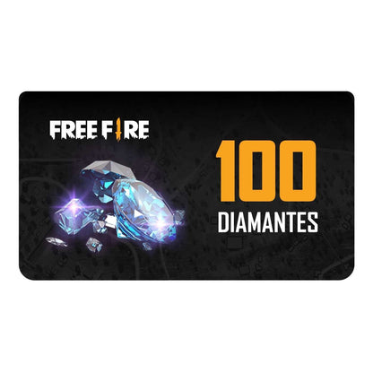 PIN Virtual FreeFire 100 Diamantes