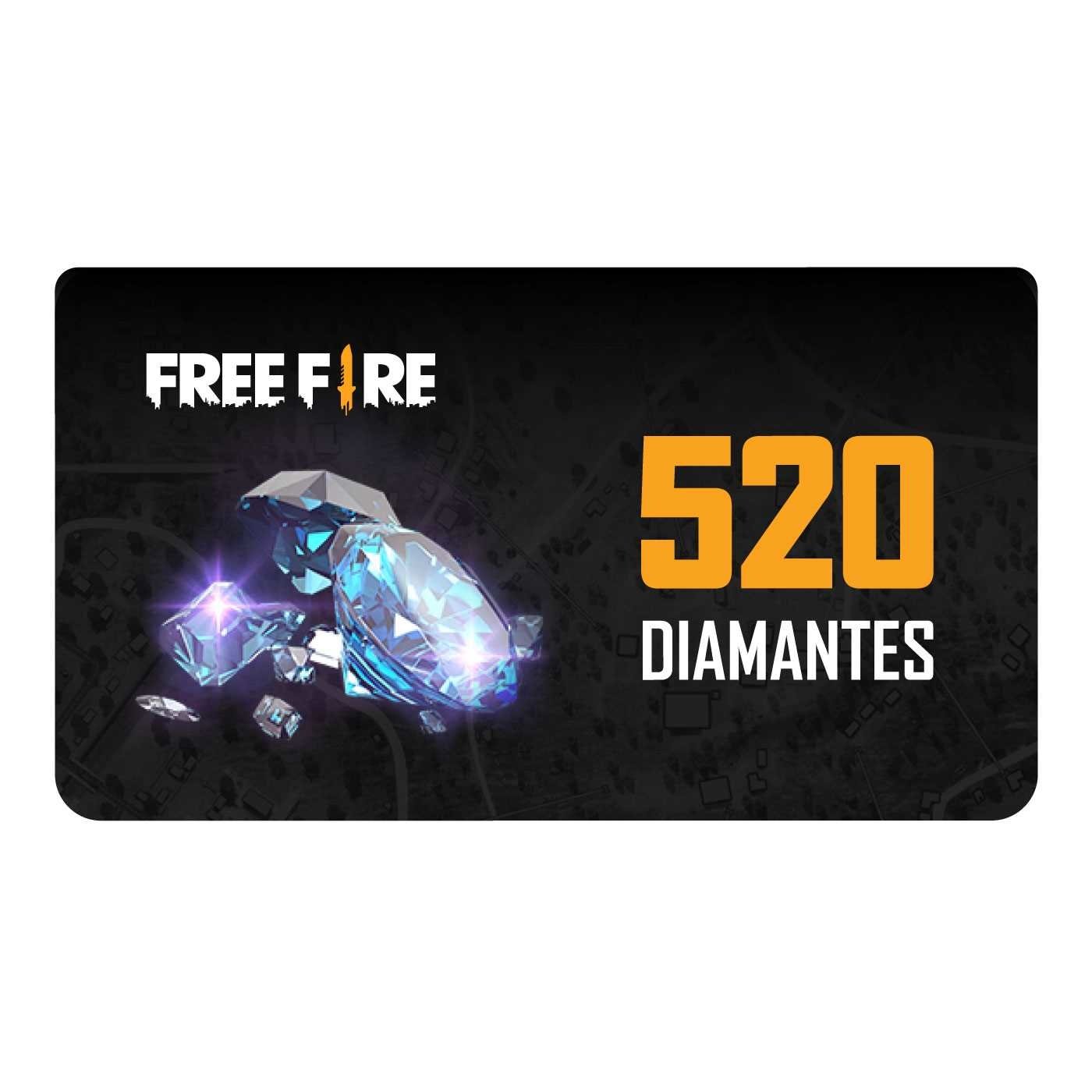 PIN Virtual FreeFire 520 Diamantes