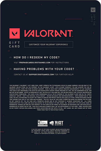 VALORANT $10 Gift Card