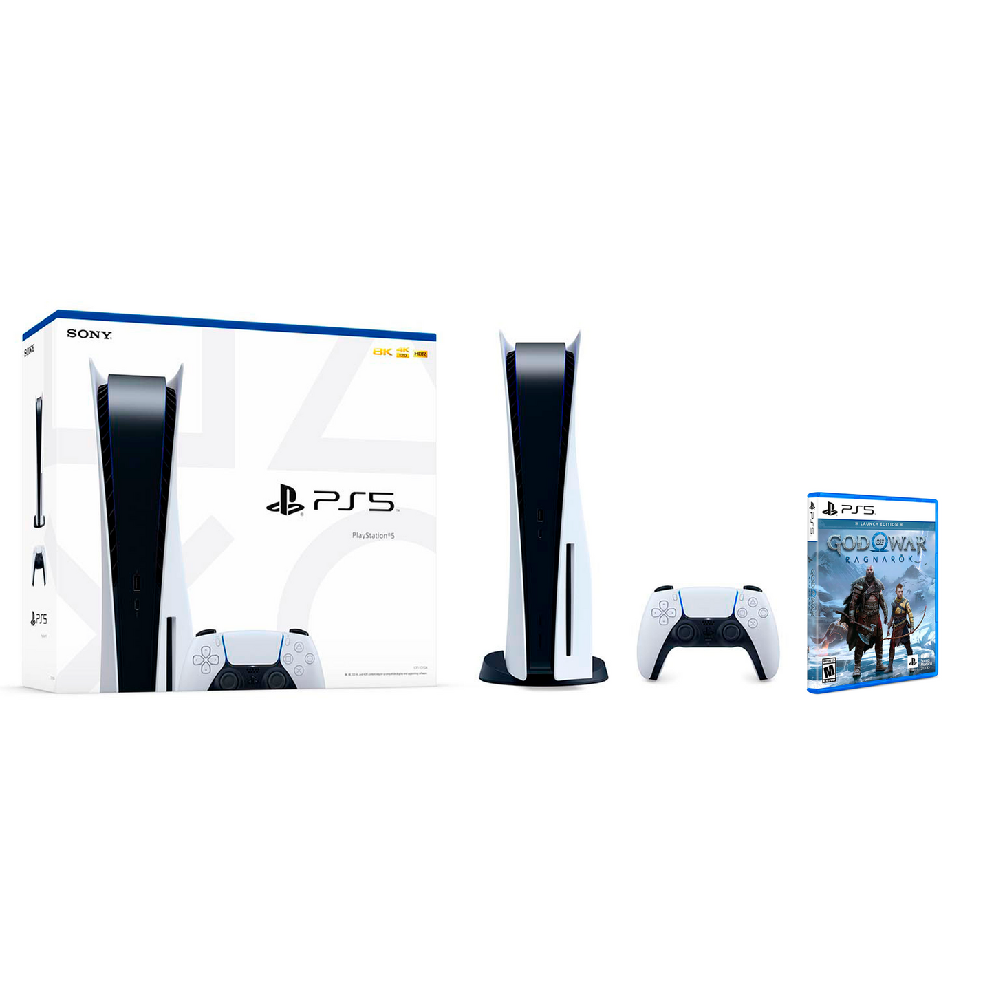 Consola - PlayStation 5 + + GOW Ragnarok PS5+ Envío