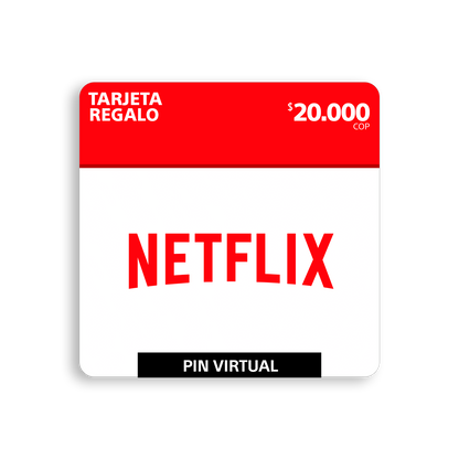 Pin Virtual NETFLIX $ 20.000