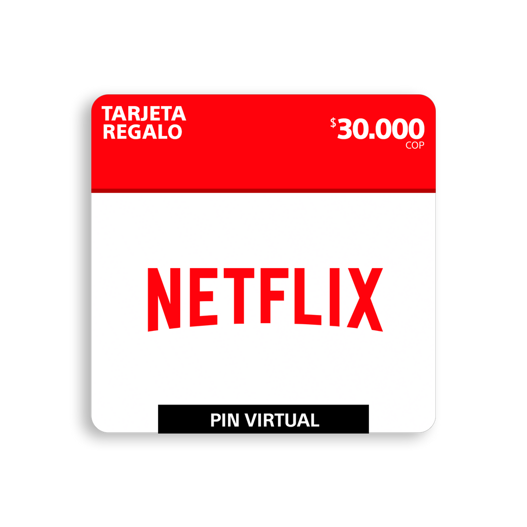 Pin Virtual NETFLIX $30.000