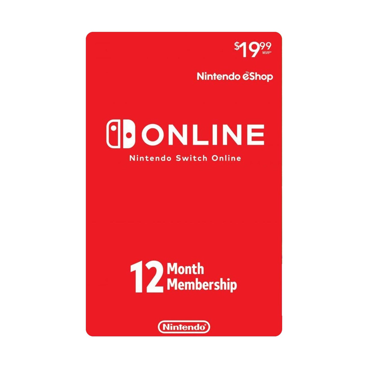 Nintendo Online 12 Months