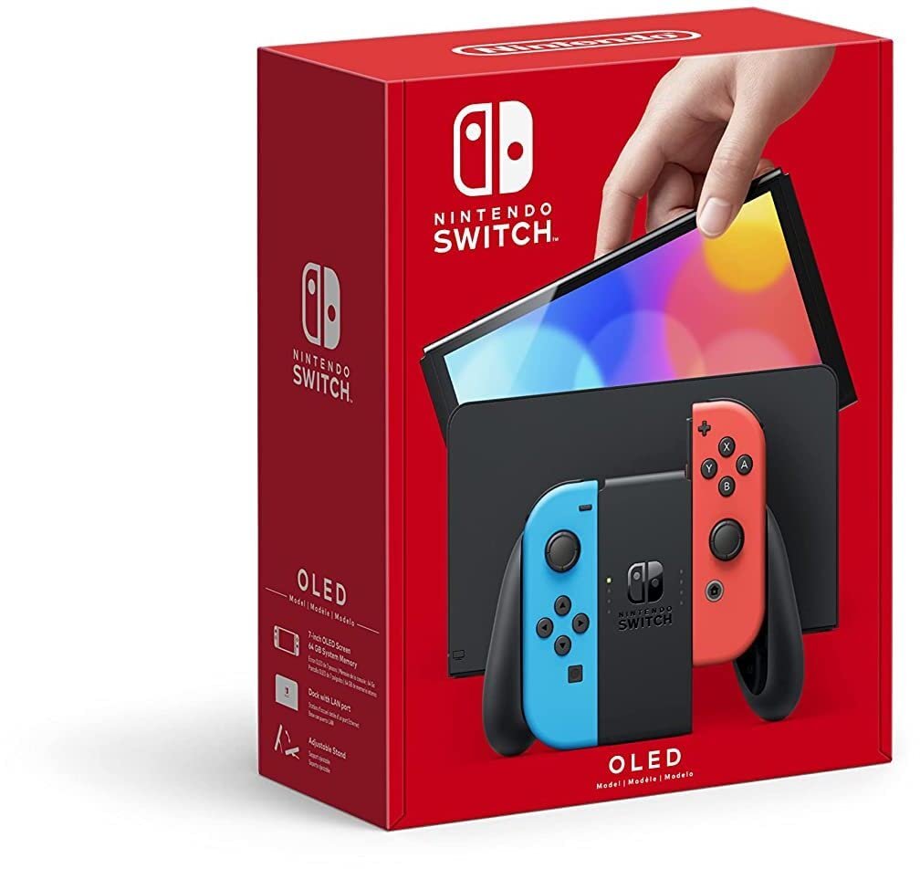 Nintendo Switch – OLED Neon Rojo & Neon