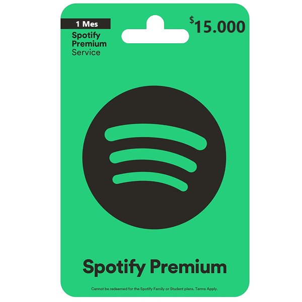 Suscripción 1 Mes - Spotify Premium