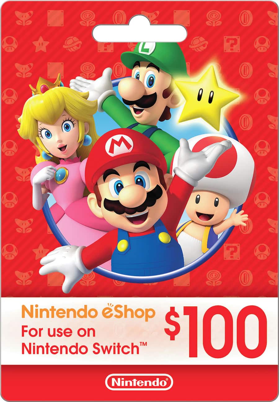 Tarjeta de regalo Nintendo eShop de $100 [Código digital] DIEM369