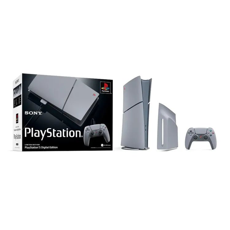 Consola PS5 Digital 1 TB Slim Gris + 1 Control inalámbrico Edición limitada 30° Aniversario Consola de Videjuegos 711719595960