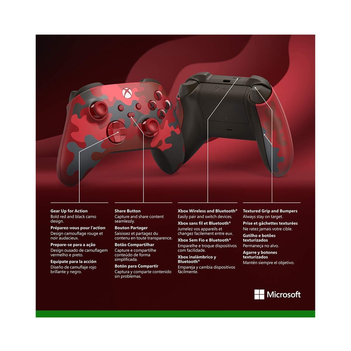 Control Xbox Inalambrico - Daystrike Camo 889842716481
