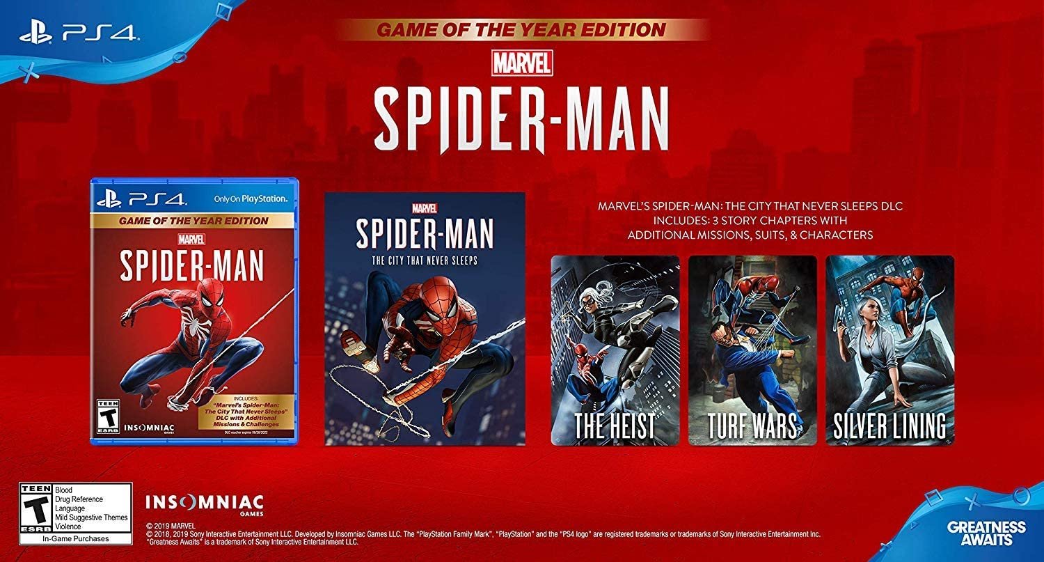 SpiderMan GOTY ED PS4