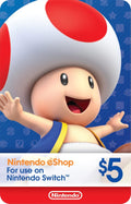 Nintendo eShop $5 Tarjeta de regalo B01M0YDV8M
