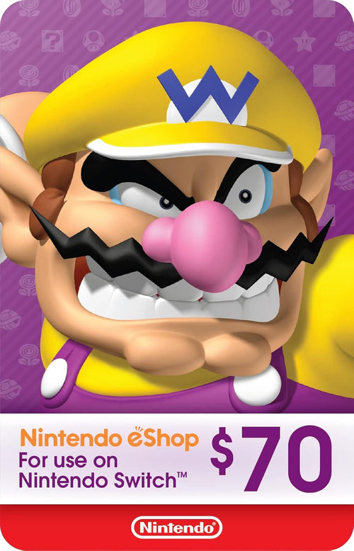 Nintendo eShop $70 Tarjeta de regalo B01LZZ8UKK
