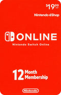 Nintendo Online 12 Months Tarjeta de regalo 799366630838