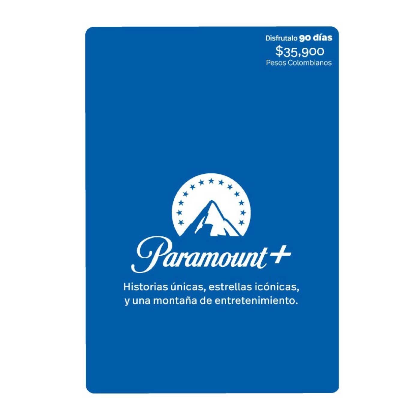 Paramount + PIN Virtual Tarjeta de regalo 799366905257
