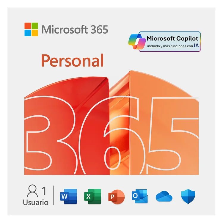 Pin Microsoft Office 365 Personal 12 meses / 1 usuario Tarjeta de regalo 