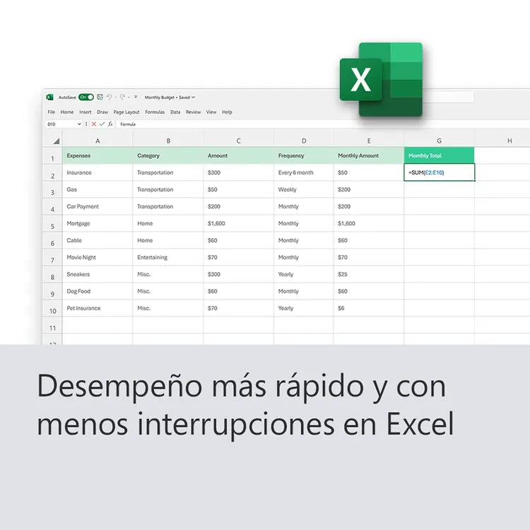 Pin Microsoft Office Hogar 2024 Tarjeta de regalo 196742087239