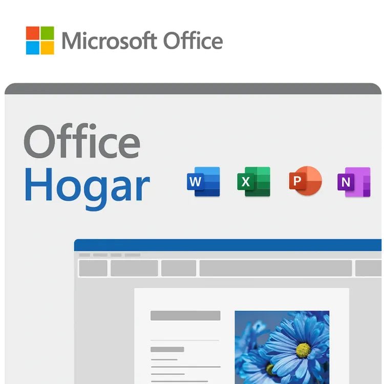 Pin Microsoft Office Hogar 2024 Tarjeta de regalo 196742087239