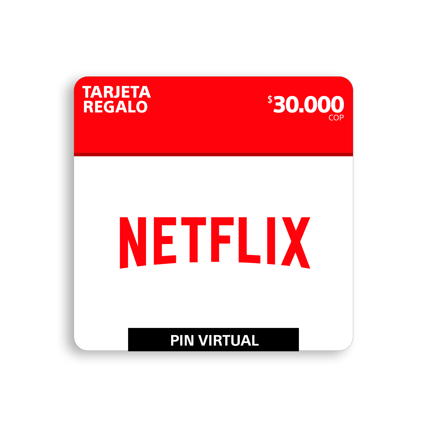 PIN Netflix Tarjeta de regalo 799366425076