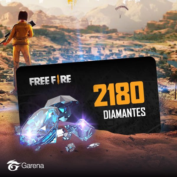 PIN Virtual FreeFire 2180 Diamantes 799366881483