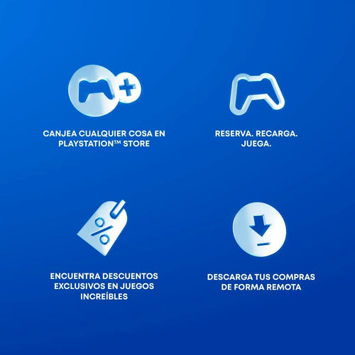 Beneficios PSN 10 - Pin Virtual PLAYSTATION $100 USD Tarjeta de regalo 196742058840