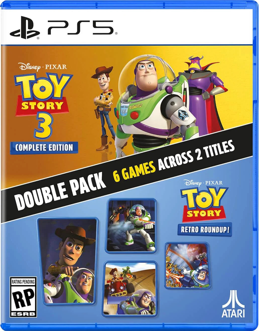 Toy Story: Retro Roundup! + Toy Story 3 Complete Edition Double Pack- PS5
