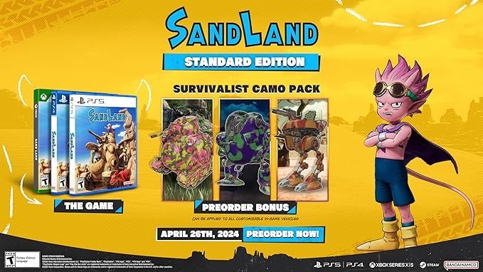 Sand Land PS5 Pre - orden B0CLYYBFVR