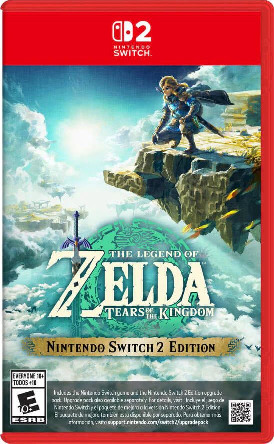 The Legend of Zelda: Tears of the Kingdom Nintendo Switch 2 Edition The Legend of Zelda: Tears of the Kingdom Nintendo Switch 2 Edition 045496905736