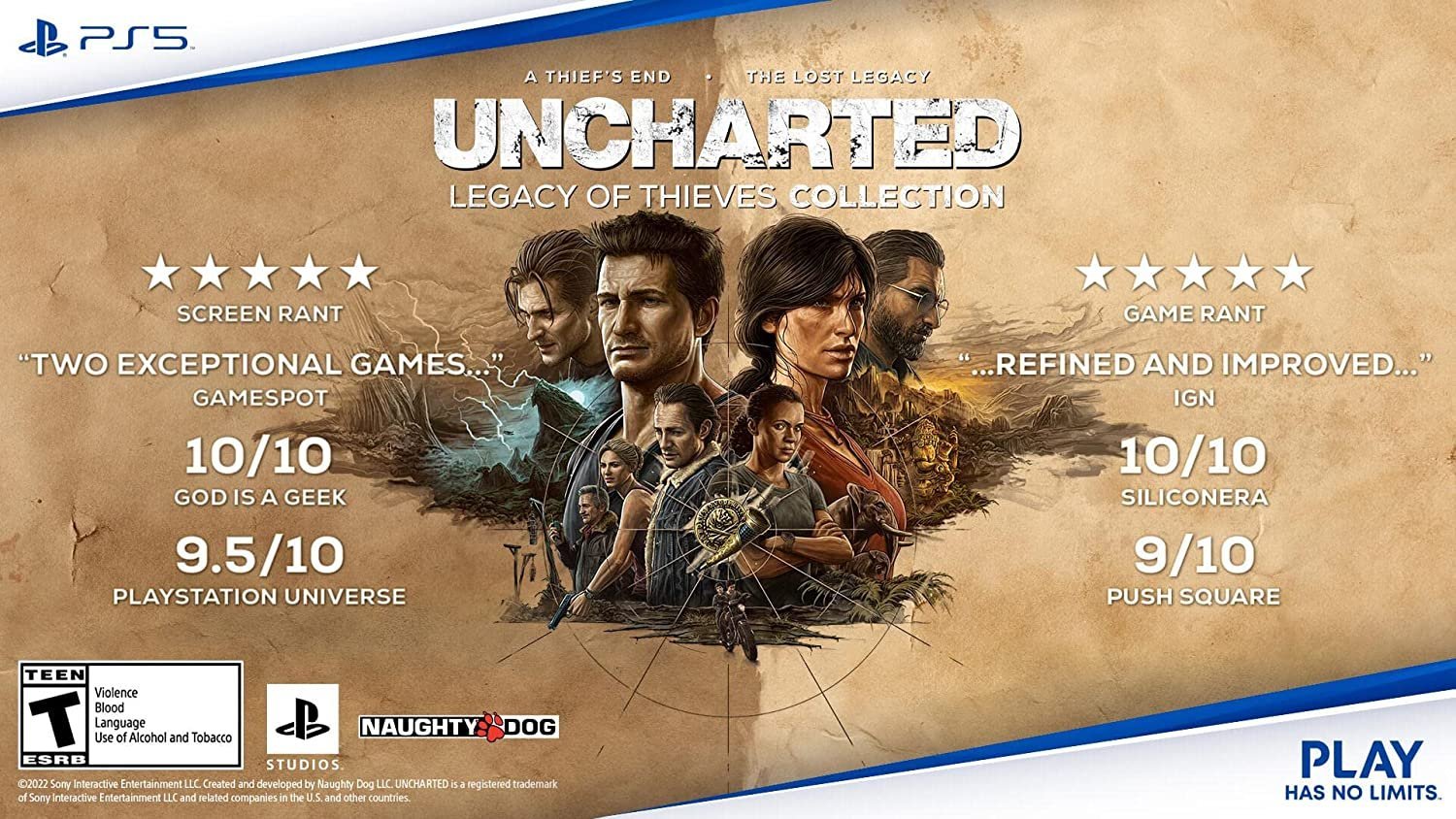 UNCHARTED: Legacy of Thieves Collection - PlayStation 5 711719792093