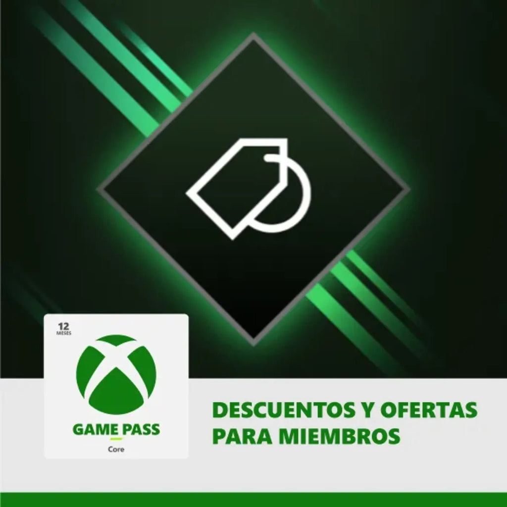 XBOX Game Pass Core 12 Meses Tarjeta de regalo 196742058710