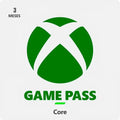 XBOX Game Pass Core 3 Meses Tarjeta de regalo 196742058703